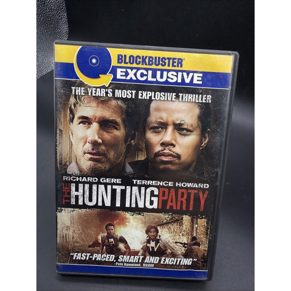 The Hunting Party DVD Richard Gere Terrence Howard Blockbuster Exclusive Movie